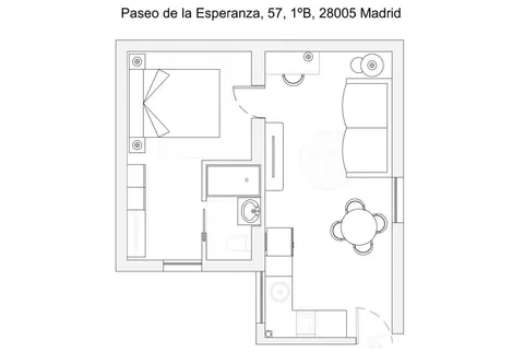 Pis de 45 m² a Madrid