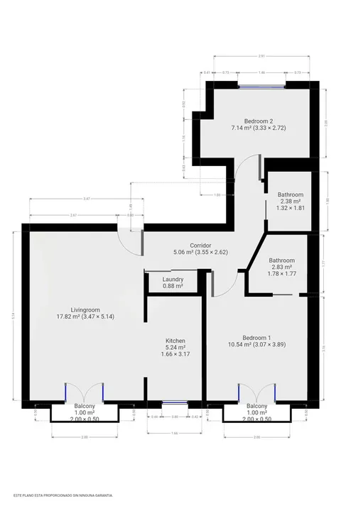 Pis de 65 m² a Barcelona