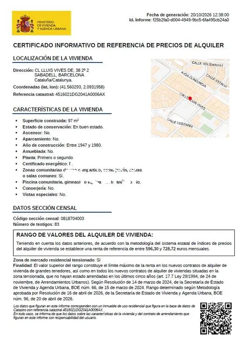 Piso de 97 m² en Sabadell