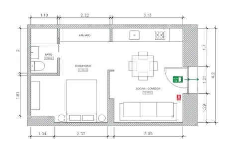 Pis de 29 m² a Madrid