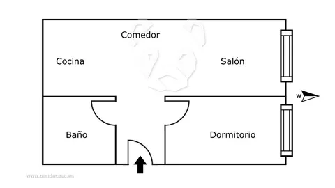 Appartamento 48 m² a Madrid