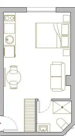 Pis de 25 m² a Màlaga