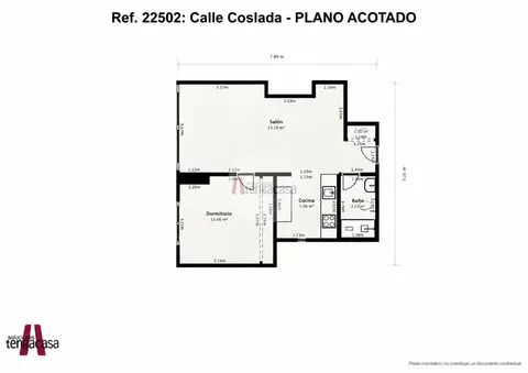 Pis de 64 m² a Madrid