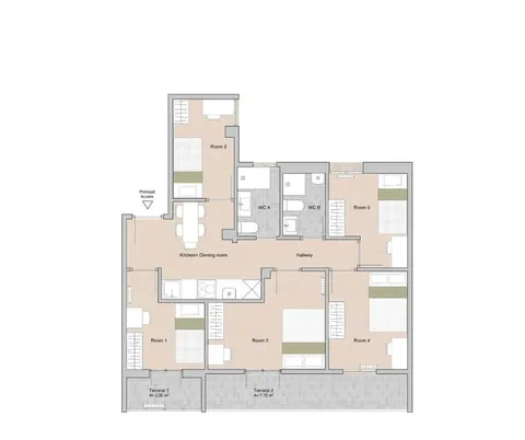 Zimmer zur Miete, Madrid