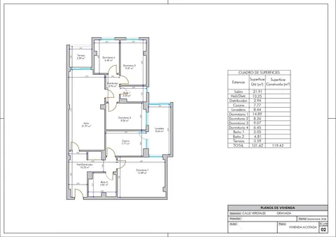 Appartamento 119 m² a Granada