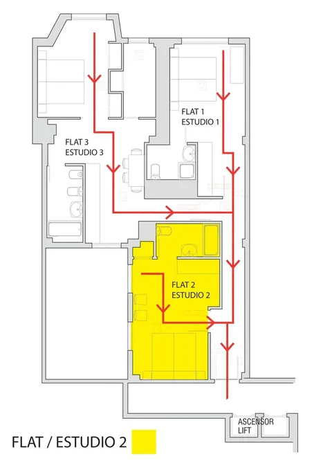Pis de 30 m² a València