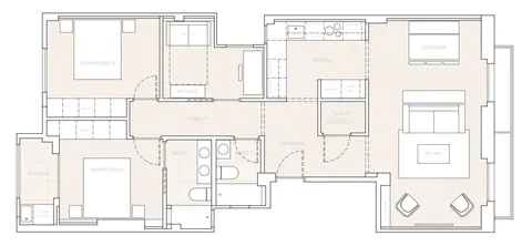 Wohnung 91 m² in Valencia