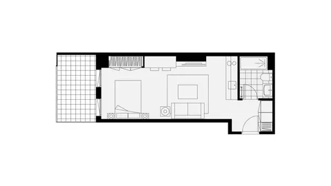 Pis de 27 m² a Madrid