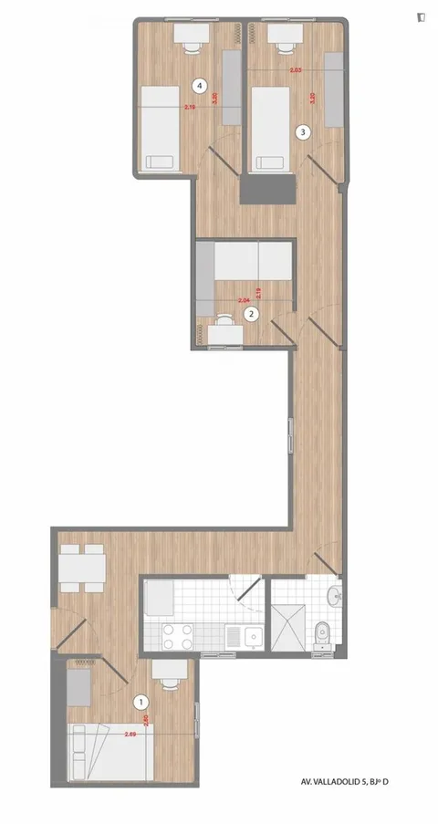Habitació de lloguer, Madrid