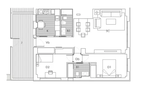 Квартира 126 м² у Madrid