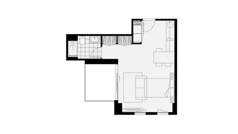 Appartamento 27 m² a Madrid