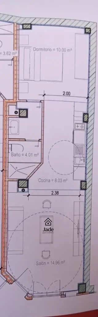 Pis de 40 m² a Còrdova