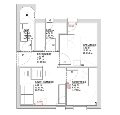 Pis de 26 m² a Madrid