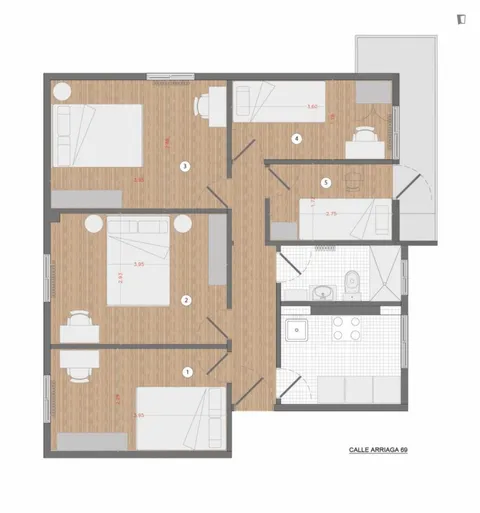 Habitació de lloguer, Madrid