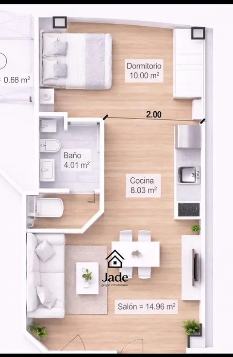Pis de 40 m² a Còrdova