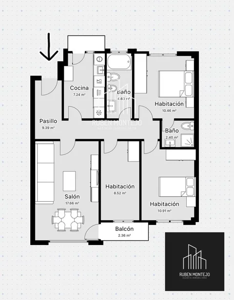 Appartement 106 m² à Salamanque