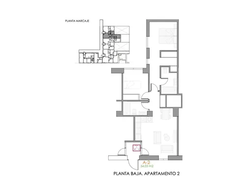Pis de 66 m² a Madrid
