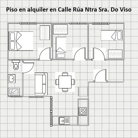 Pis de 85 m² a Ourense