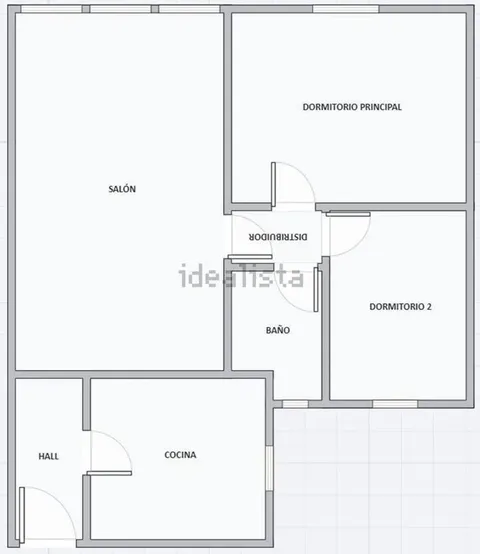 Pis de 63 m² a Madrid