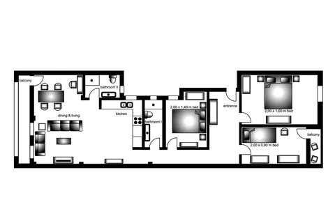 Pis de 105 m² a València