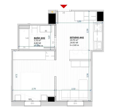 Pis de 28 m² a Alcorcón