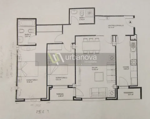 Appartement 80 m² à Villamediana de Iregua