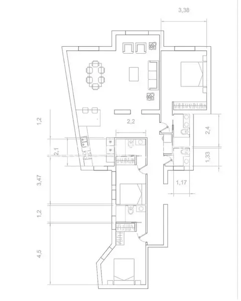 Pis de 134 m² a Madrid