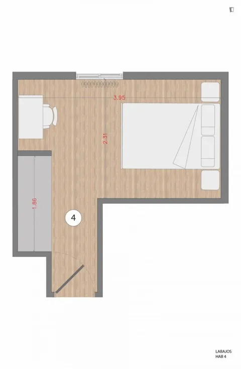 Zimmer zur Miete, Madrid