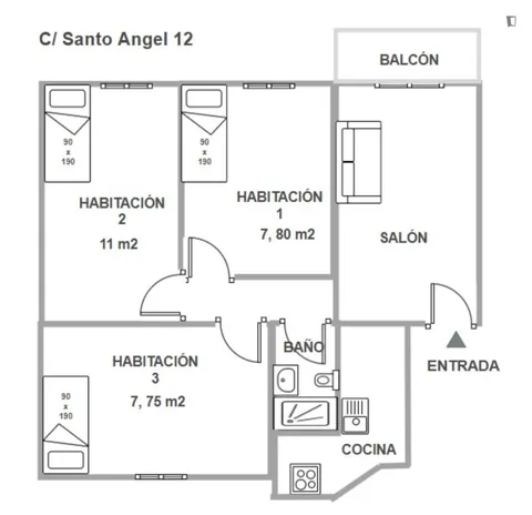Habitació de lloguer, Sevilla