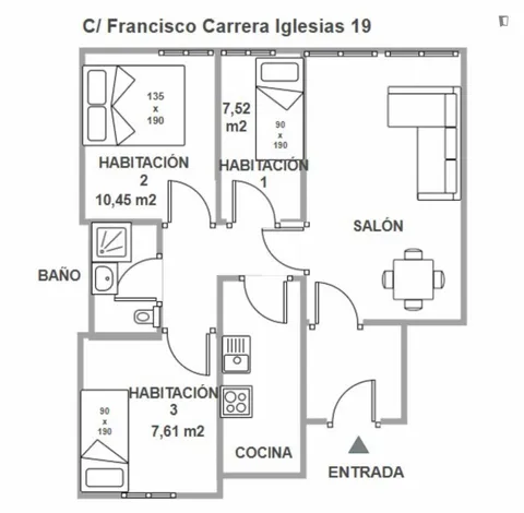 Habitació de lloguer, Sevilla