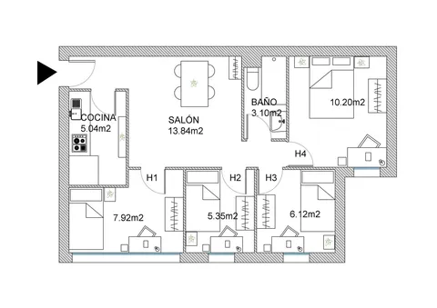 Habitació de lloguer, Getafe