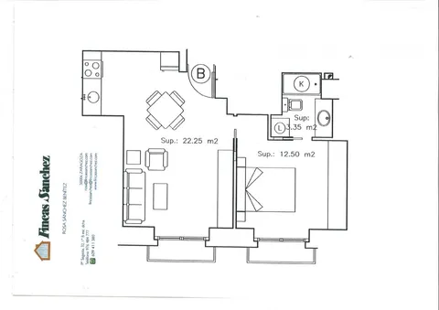 Pis de 42 m² a Saragossa