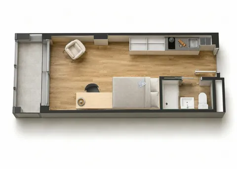 Pis de 16 m² a Barcelona