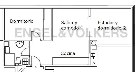 Piso de 51 m² en Madrid