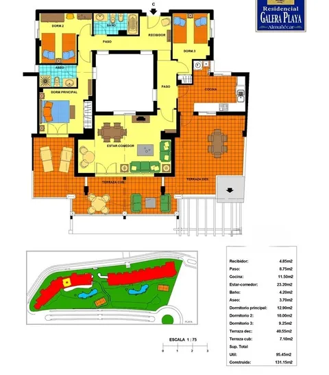 Квартира 131 м² в Almuñécar