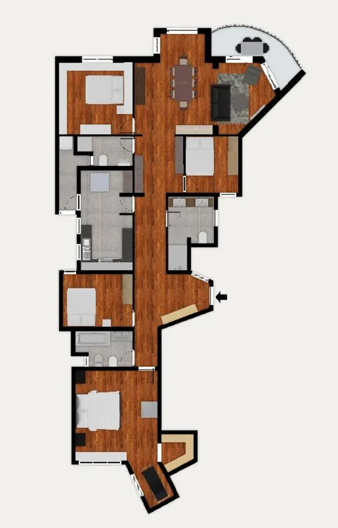 Appartement 193 m² à Barcelone