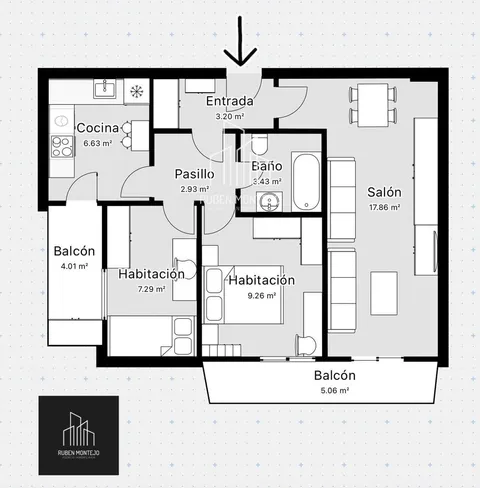 Appartement 80 m² à Salamanque