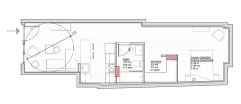 Appartamento 45 m² a Madrid