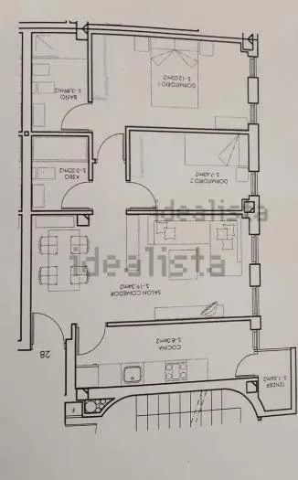 Pis de 90 m² a Burgos