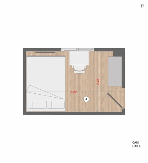 Habitació de lloguer, Madrid