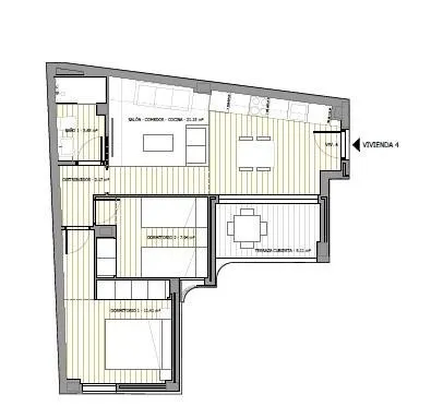 Pis de 71 m² a Sevilla