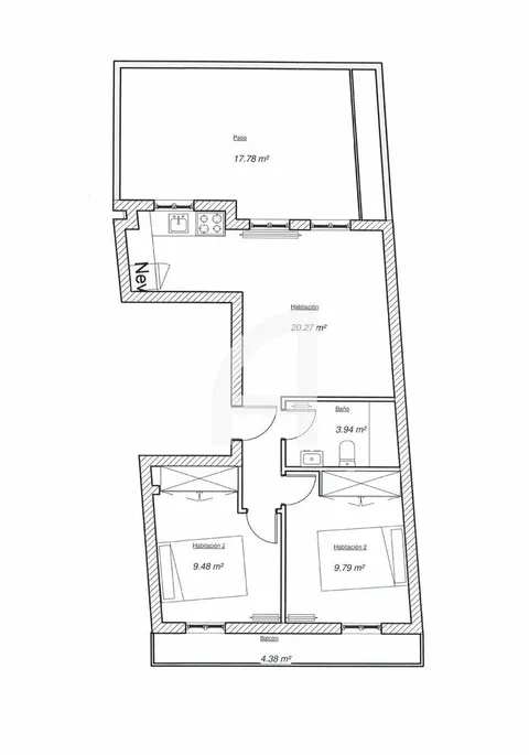 Appartamento 65 m² a Madrid