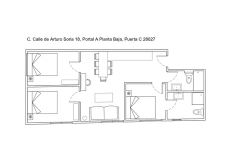 Pis de 76 m² a Madrid