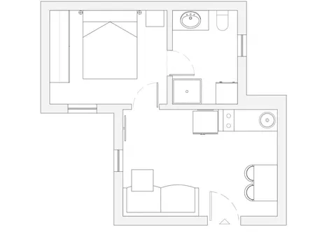 Pis de 38 m² a Madrid