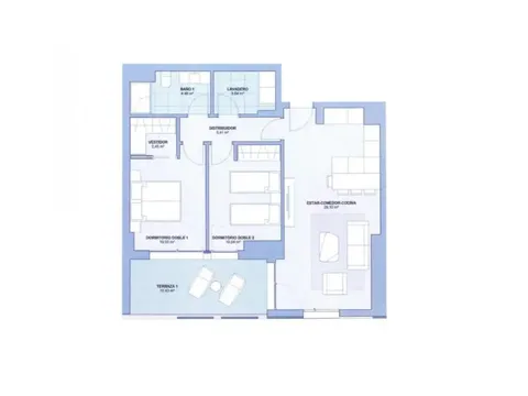 Pis de 73 m² a Palma
