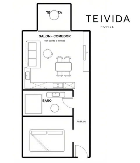 Pis de 80 m² a Arona