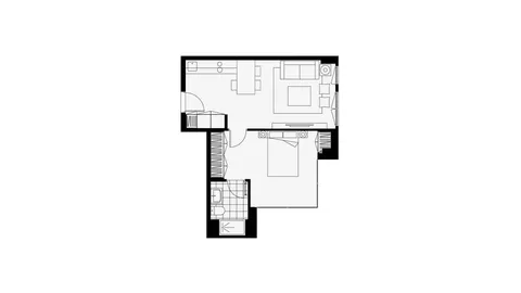 Pis de 27 m² a Madrid