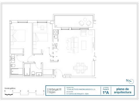 Pis de 70 m² a Gijón