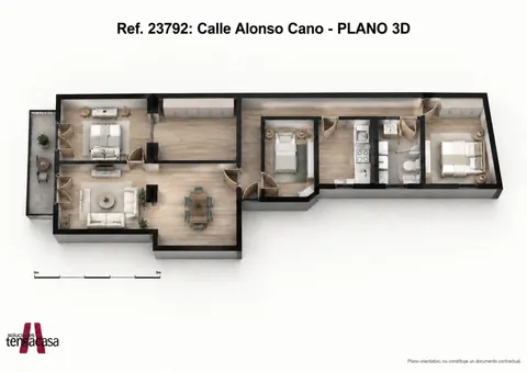 Pis de 87 m² a Madrid