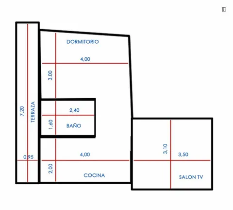 Appartamento 40 m² a Madrid